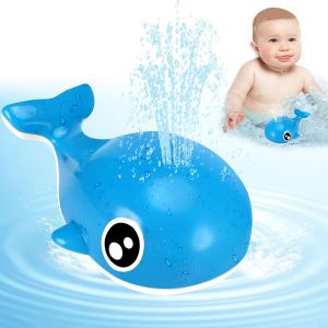 KAL-Jouet De Bain Pour B&eacute;b&eacute;, Jouet De Bain Baleine Pour Enfants, Fontaine Lumineuse, Arroseur, Jouet De Bain De Piscine, Pour Tout-Petits Et Enfants De 1 &Agrave; 3 Ans - Neuf