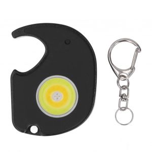 Hjlian Lampe Porte-Cles Cob Rechargeable, Ouvre-Bouteille, Mini Lampe De Poche Led Portable De Type C Avec Batterie - Neuf