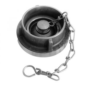 Raccord Storz C, Bouchon avec Cha&icirc;ne, Couplage Pompier - Neuf