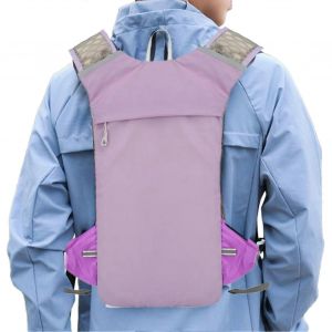 Sac A Dos D'hydratation, Sac A Dos Pour Boisson, Course A Pied, Equipement De Sport, Sac A Dos Multipoches, Gilet Leger, Violet - Neuf