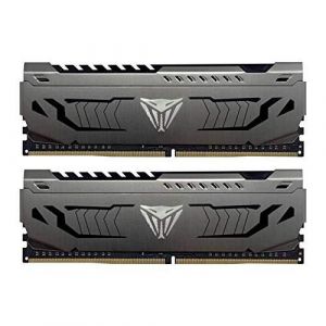 Patriot Memory M&eacute;moire RAM Memory Kit de M&eacute;moire Haute Performance Viper Steel DDR4 3200 MHz 64Go (2x32Go) C16 Gris - Neuf