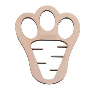 bannières de vacances pour cheminée escalier décor Pâques lapin empreinte - Neuf
