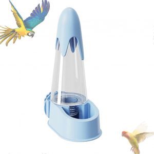 Oiseau Distributeur D'eau Automatique Mangeoire Pour Les Oiseaux De La Station Pour Les Cages, Facile D'installation, De Petite Taille, De Couleur Bleu - Neuf