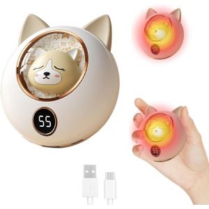 JGD-Chauffe Mains Rechargeable, 5000mAh Chaufferette Main &Eacute;lectrique Reutilisable, Portable USB Reusable Handwarmer, Chauffe-Mains &Eacute;lectrique, Electric Hand Warmers pour Raynauds Randonn&eacute;e Camping - Neuf