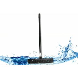 Balai en caoutchouc pour enlever les poils d'animaux, avec manche t&eacute;lescopique et design facile &agrave; nettoyer - Neuf