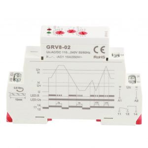 Relais de surveillance de tension monophas&eacute; GRV8-02,protection contre les surtensions (n&deg; 4) - Neuf
