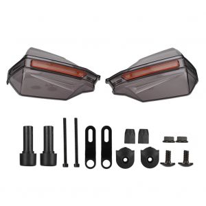Protege-Mains Universels Pour Guidon, Pare-Brise Et Coupe-Vent (Marron Transparent) - Neuf