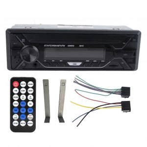 Lecteur Bluetooth de voiture Single Din 12V / 24V Lecteur MP3 Récepteur radio FM avec rétroéclairage réglable - Neuf