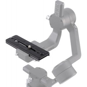 Plaque de dégagement rapide PU-115 - 115 mm - Pour stabilisateur de cardan DJI Ronin SC - Compatible avec trépied standard Arca Swiss - Tête sphérique - Vis de 1/4" - Plaque de dégagement rapide - Neuf