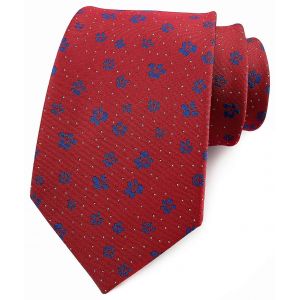 Cravates Fines En Jacquard Floral Pour Homme | Cravates Tiss¿¿Es ¿¿L¿¿Gantes Pour Costumes De Soir¿¿E | 100 % Polyester, Design ¿¿L¿¿Gant - Neuf