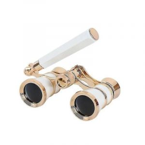 Jumelles d'op&eacute;ra 3x25 en m&eacute;tal avec finition rouge - Id&eacute;ales pour les concerts, les &eacute;v&eacute;nements sportifs et les cadeaux - Neuf