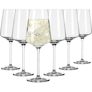 Mevronisshop-Ritzenhoff 6301002 Verre &Agrave; Vin Blanc 400 Ml - S&eacute;rie Lichtweiss - 6 Pi&egrave;ces Dans Un Set Cadeau - &Eacute;l&eacute;gant-Moderne - Made In Germany - Neuf