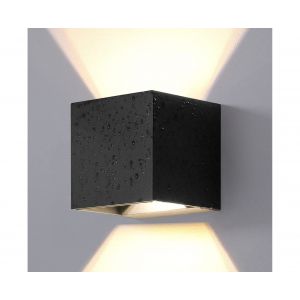 Applique Murale Ext&eacute;rieure Led &Eacute;tanche, Orientable En Hauteur, 12 W Blanc Chaud - Neuf