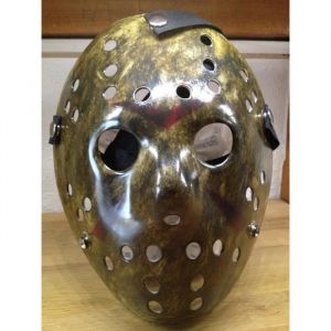 Masque De Jason Voorhees Vendredi 13 En Plastique Fonc&eacute; Neuf - Neuf
