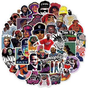 Acdsgd-2 X 50pcs Autocollant Hip-Hop Rap, Graffiti Vinyle Stickers, Gommettes Autocollantes, Stickers Scrapbooking, Cool Sticker Moto, Autocollants Esth&eacute;tiques Pour Skate Bouteille T&eacute;l&eacute;phone Guitare Journal - Neuf