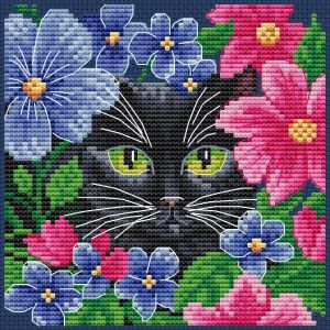 Kit Point De Croix Compt&eacute; Collection D`Art "Observateur Secret" 12.5x12.5 Cm - Neuf