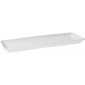 ERYI-Soucoupe Rectangulaire Venezia 80Cm Blanc - Neuf