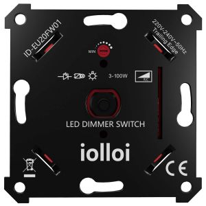 Kal-Variateur Led 5-100 W Pour Variateur D'intensit&eacute; Led Et Ampoules Halog&egrave;nes Avec Pinces De Serrage Garantie 3 Ans (Sans Couvercle U2013 Sans Pince U2013 Sans Pince U2013 Led 100 W) - Neuf