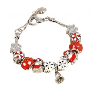 Cadeau De No&euml;l En Cristal Grand Trou Perles Bijoux Bracelet Bricolage Enfants - Neuf