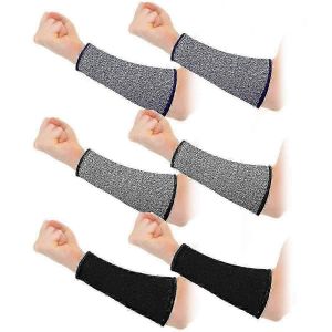 3 Paires De Prot&egrave;ge-Bras Pour Peau Fine Et Meurtrissure Coupe Manchon D'avant-Bras Manchon De Protection Contre Les Br&ucirc;lures De Bras De Niveau 5 - Neuf