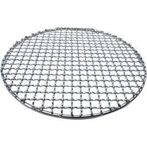 jiashemeng Po&ecirc;le &agrave; Barbecue, Plat De Cuisson Antiadh&eacute;sif Pour Barbecue En Acier Inoxydable Rond En Acier Inoxydable 33 cm - Neuf