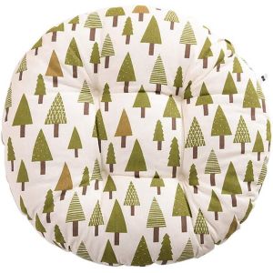 Coussin De Chaise Rond, Coussin D'assise, Motif Floral, Imprim&eacute; Animal - Neuf