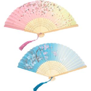 Kalanka-Ventilateurs En Bambou Avec Gland,Eventail Mariage Eventail Pliant,Éventails Pliants Avec Frange,Éventail Chinois,Eventail Mariage Bambou,Pour Décoration Decoration Mariage Murale Cadeaux (2 - Neuf