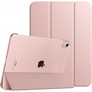 Coque Compatible avec iPad (A16) 11&iquest;&iquest;me G&iquest;&iquest;n&iquest;&iquest;ration 11 Pouces 2025/iPad 10&iquest;&iquest;me G&iquest;&iquest;n&iquest;&iquest;ration 10,9 Pouces 2022, L&iquest;&iquest;g&iquest;&iquest;re Housse Arri&iquest;&iquest;re Translucide en PC avec R&iquest;&iquest;veil/Sommeil Auto, Or Rose - Neuf