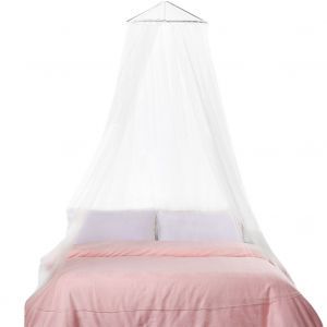 HJLIAN Moustiquaire ronde pour lit de 1,5 m (blanc) - Neuf
