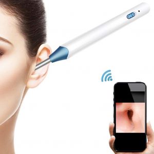 Otoscope Auriculaire Sans Fil Haute Definition A 6 Led, Endoscope Auriculaire Wi-Fi, Outil Pour Retirer Le Cerumen - Neuf