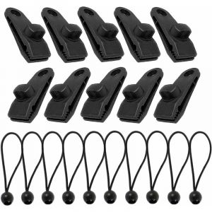 10 Sets Pince Pour Bache, Attache Bache, Pinces De Tente, Tendeur Bache Piscine, Tente Pince, Tendeur Bache Parfait Pour Tendre Une Bâche, Tentes, Auvents, Bannières - Neuf