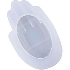 Moule en r&eacute;sine Moule de paume en silicone Moule de coul&eacute;e de r&eacute;sine pour la fabrication d'artisanat en r&eacute;sine Moule &eacute;poxy en cristal de bricolage Bo&icirc;te &agrave; savon de palme Bo&icirc;te &agrave; savon 1pcs - Neuf