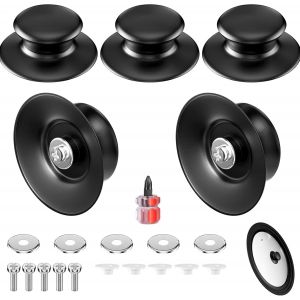 Kalanka-Lot De 5 Boutons De Couvercle De Casserole Universels - Boutons De Rechange Pour Casserole - Neuf
