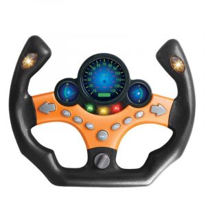 Volant de simulation électrique avec lumière et son Educ - Neuf