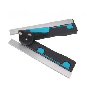 Outil de coupe de mesure d'onglet Angle de 30 à 180 degrés Alliage d'aluminium précis pour le travail du bois - Neuf