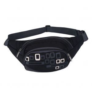 Sac banane impermeable pour course a pied, pour sports de plein air, escalade, cyclisme (noir) - Neuf