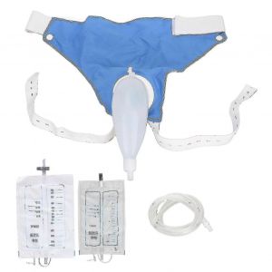 Sac À Urine 1000ml Pour Les Hommes Et Les Personnes Âgées,Sac De Jambe À Cathéter Portable Avec Tube Pour Les Patients Incontinés Alités - Neuf