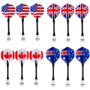 Loc-Lot De 12 Fléchettes Magnétiques Pour Cible De Fléchettes Magnétiques De Rechange En Plastique - Neuf