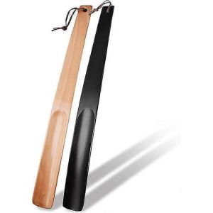 Chausse-Pied, Chausse-Pied 2 Pi&egrave;ces, Chausse-Pied Long, Chausse-Pied Long En Bois, Chausse-Pied Long, Chausse-Pied Design En Bois, Long, Stable - Neuf