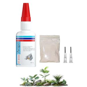 Checarzhn--No1-Colle Aquarium, 50g Aquarium Sous L'eau Colle Forte, Super Glue Extra Forte, Sous L'eau Colle Forte, Colle Pour Aquarium, Super Glue Pour Les Mousses Et Plantes Dans Tous Les Aquariums - Neuf
