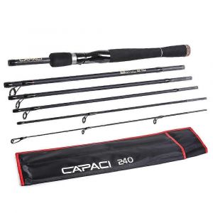 Canne A Peche De Voyage Capici En Fibre De Carbone 6 Sections, Canne A Peche A Lancer, Canne A Main - Neuf