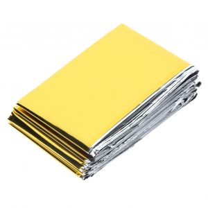 Couverture De Tente D'urgence 160x210cm, Sac De Couchage Thermique De Camping, Abri RéFléChissant De Survie - Neuf