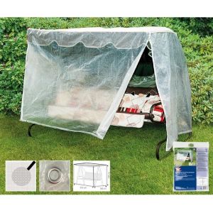 Housse De Protection Transparente Pour Balancelle Hollywood, Env. 210x150x139 - Neuf