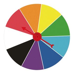 Lucky Draw Wheel Hanging Draw Wheel Roulettle Wheel Game Spinners - Neuf