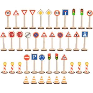 Set de 40 panneaux de signalisation - Neuf