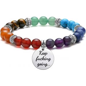 Bracelet De Perles De Cristal Bracelet De Pierre Précieuse De Guérison Bracelet De Méditation En Pierre De Yoga - Neuf