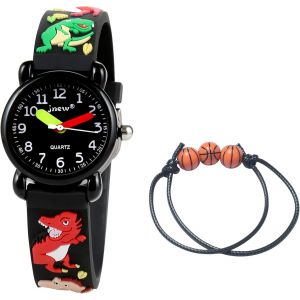 Kalanka-Montre Pour Enfants Garçon Fille - 3atm Étanche Montre Mouvement À Quartz Montre Bracelet En Silicone Pour Filles Et Garçons De 3 Ans À 10 Ans - Neuf