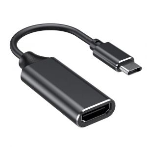 KALANKA-Adaptateur USB Type C à HDMI 4k (Thunderbolt 3 compatible) avec sortie audio vidéo pour MacBook Pro 2018/2017, iPad pro 2018, Samsung Note 9/S9, Huawei Mate 20 etc (Black) - Neuf