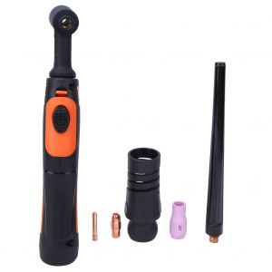 Consommables pour torche de soudage TIG, corps de tete, pince, buse en ceramique, kit de capuchon arriere long TIG-9 - Neuf