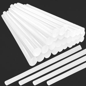 Mevronisshop-30 Pi&egrave;ces 11 X 300 Mm B&acirc;tons De Colle Chaude, Adh&eacute;sif Transparent Pour Pistolet &Agrave; Colle Chaude, S&eacute;chage Rapide, B&acirc;tonnets De Colle Chaude Pour Projets Bricolages, R&eacute;parations Et Joint - Neuf